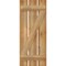 Ekena Millwork Spaced Board-n-Batten Shutters w/Z-Bar, Rough Sawn Western Red Cedar, 17 1/8W x 42H, PR RBS06Z17X042RWR - alternate 4